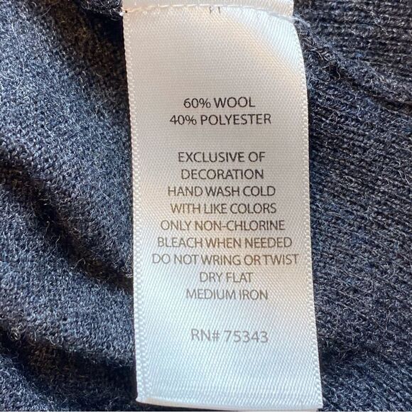 Refectory British Inspired 1/4 Zip Long Sleeve Sweater Size Large - Picture 4 of 9